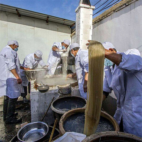 手工粉條制作現(xiàn)場 手工粉條制作現(xiàn)場